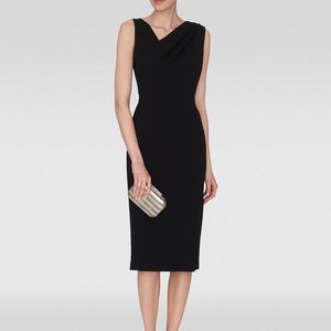 L.K. Bennett Fiji Work Cocktail Dress Black NWT